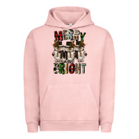 Pigment Salmon merry and bright Urban Hoodie - CowGirlArtShop