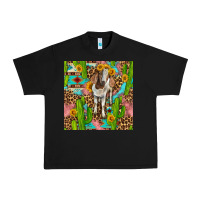 Black western boer goat seamless pattern Urban Heavy Tee - BundleAndBundleShop
