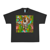Pigment Black western boer goat seamless pattern Urban Heavy Tee - BundleAndBundleShop