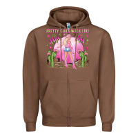 Chestnut pretty girls walk like this this Zipper Hoodie - NancyCooperArtShop
