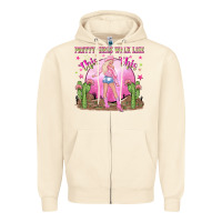 Sandshell pretty girls walk like this this Zipper Hoodie - NancyCooperArtShop