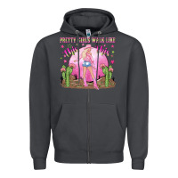 Smoke pretty girls walk like this this Zipper Hoodie - NancyCooperArtShop