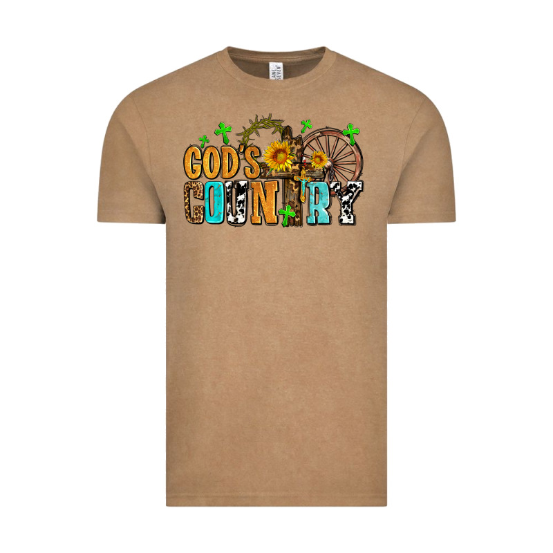 Gods Country Vintage Tee by AdoDesignShop | Teevron