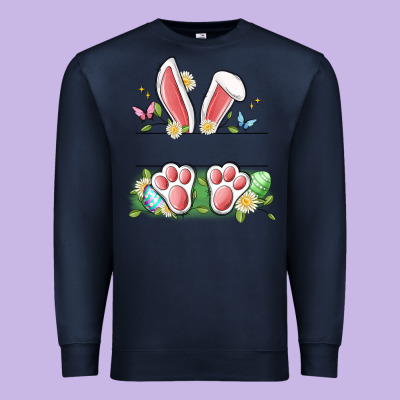 Easter Bunny Name Frame Premium Sweatshirt Designed By Artiststas
