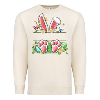 Sandshell easter bunny name frame Premium Sweatshirt - Artiststas