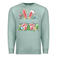 Seafoam easter bunny name frame Premium Sweatshirt - Artiststas