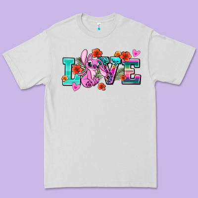 Love Stitch Premium Tee Designed By Adodesignshop