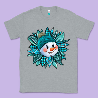 Cute Snowman Winter Sunflower Classic Tee Designed By Jasminsmagicworld