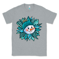 Heather Grey cute snowman winter sunflower Classic Tee - Jasminsmagicworld