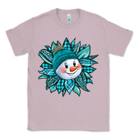 Lilac cute snowman winter sunflower Classic Tee - Jasminsmagicworld