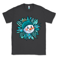 Smoke cute snowman winter sunflower Classic Tee - Jasminsmagicworld