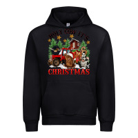 Black holy cow its christmas Urban Hoodie - CowGirlArtShop