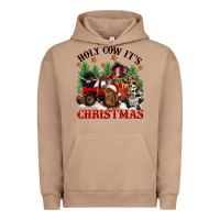 Pigment Burro holy cow its christmas Urban Hoodie - CowGirlArtShop