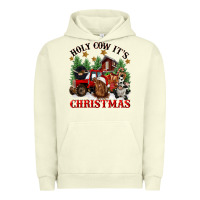 Pigment Pistachio holy cow its christmas Urban Hoodie - CowGirlArtShop