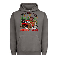 Pigment Tornado holy cow its christmas Urban Hoodie - CowGirlArtShop