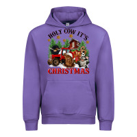Tulip holy cow its christmas Urban Hoodie - CowGirlArtShop