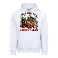 Holy Cow Its Christmas Urban Hoodie | Teevron