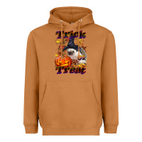 Meerkat Halloween Hedgehog Trick Or Treat Heavyweight Hoodie - LillyAllenDesigns