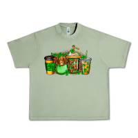 Oil Green longhaired cow st patricks coffee Urban Heavy Tee - Jasminsmagicworld