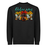 Black doberman mom Heavyweight Sweatshirt - Artiststas