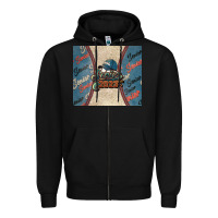 Black senior baseball 2023 Zipper Hoodie - NancyCooperArtShop