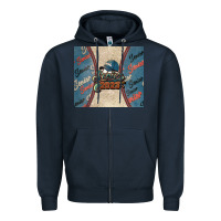 Navy senior baseball 2023 Zipper Hoodie - NancyCooperArtShop