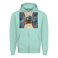 Seafoam senior baseball 2023 Zipper Hoodie - NancyCooperArtShop