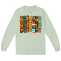 Matcha thanksgiving brushstroke Long Sleeve Tee - BarkalooDesign