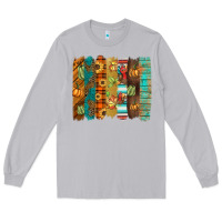 Moon Dust thanksgiving brushstroke Long Sleeve Tee - BarkalooDesign