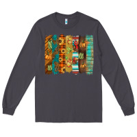 Smoke thanksgiving brushstroke Long Sleeve Tee - BarkalooDesign