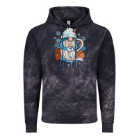 Cloud Black winter gnome coffee Vintage Hoodie - JahusDesignShop