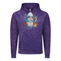 Cloud Purple winter gnome coffee Vintage Hoodie - JahusDesignShop
