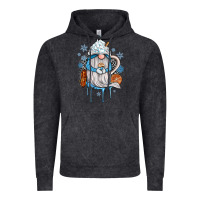 Vintage Arctic winter gnome coffee Vintage Hoodie - JahusDesignShop