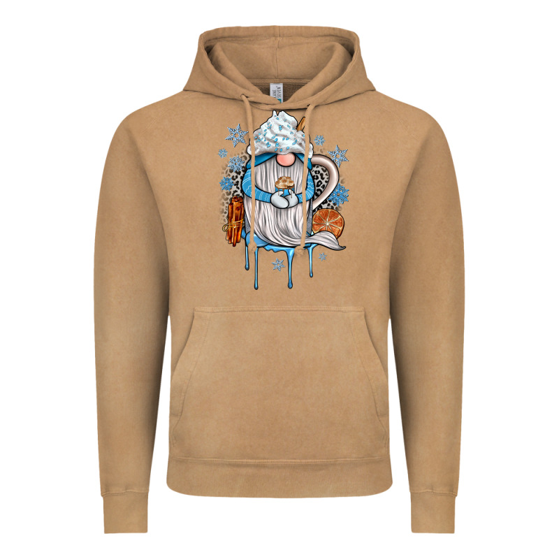 Winter Gnome Coffee Vintage Hoodie by JahusDesignShop | Teevron