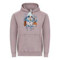 Vintage Zinc winter gnome coffee Vintage Hoodie - JahusDesignShop