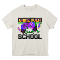 Cream game over back to school Heavy Core Tee - Zillion Design Studio