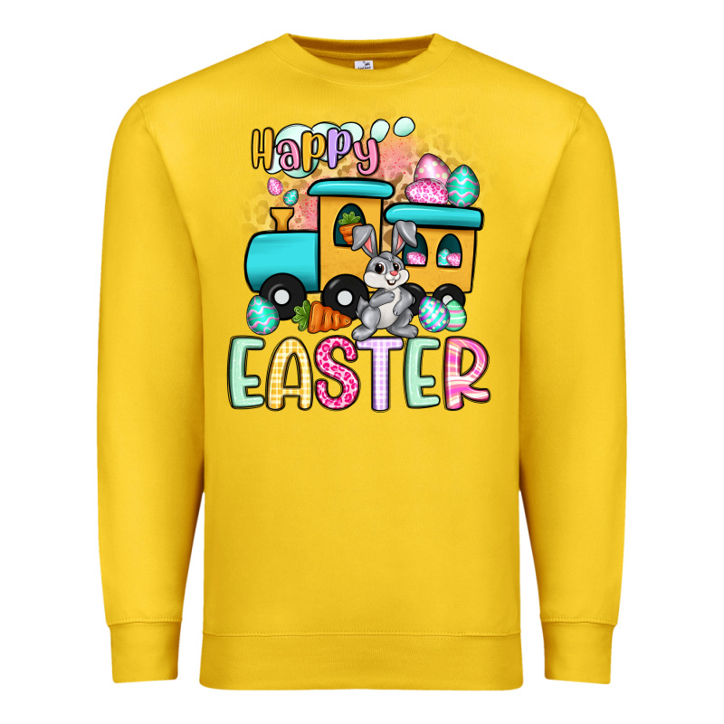 Happy Easter Train Premium Sweatshirt by Artiststas | Teevron