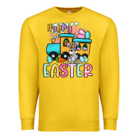 Lemon happy easter train Premium Sweatshirt - Artiststas
