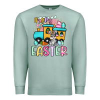 Seafoam happy easter train Premium Sweatshirt - Artiststas