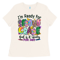 Bone I'm ready for second grade but is it ready for me Ladies Tee - RanaPortraitStore
