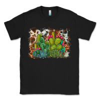 Black watercolor cactus western background Classic Tee - BarkalooDesign