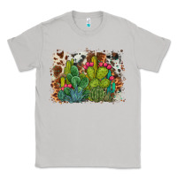 Moon Dust watercolor cactus western background Classic Tee - BarkalooDesign