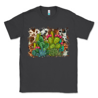 Smoke watercolor cactus western background Classic Tee - BarkalooDesign