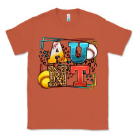 Copper Baseball and Softball aunt leopard frame Classic Tee - LillyAllenDesigns