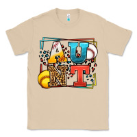 Mushroom Baseball and Softball aunt leopard frame Classic Tee - LillyAllenDesigns