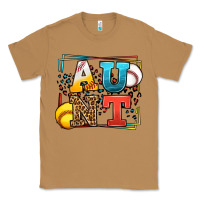 Toasted Coconut Baseball and Softball aunt leopard frame Classic Tee - LillyAllenDesigns