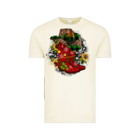 Vintage Arctic Christmas Cowboy Boots Vintage Tee - JahusDesignShop