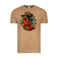 Vintage Camel Christmas Cowboy Boots Vintage Tee - JahusDesignShop