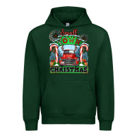 Forest Green small town christmas Urban Hoodie - CowGirlArtShop