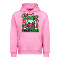 Fuchsia Pink small town christmas Urban Hoodie - CowGirlArtShop